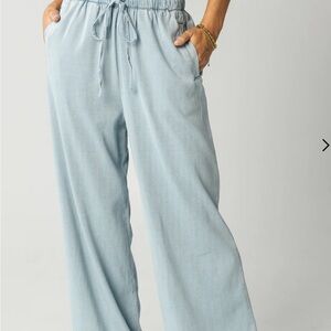 Light Blue Women's Drawstring Pants
